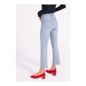 everlane kick crop high-rise jean